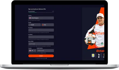 Betano Casino register